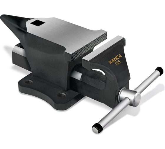 Изображение товара Тиски с широкой наковальней KANCA 125 мм 61602010125