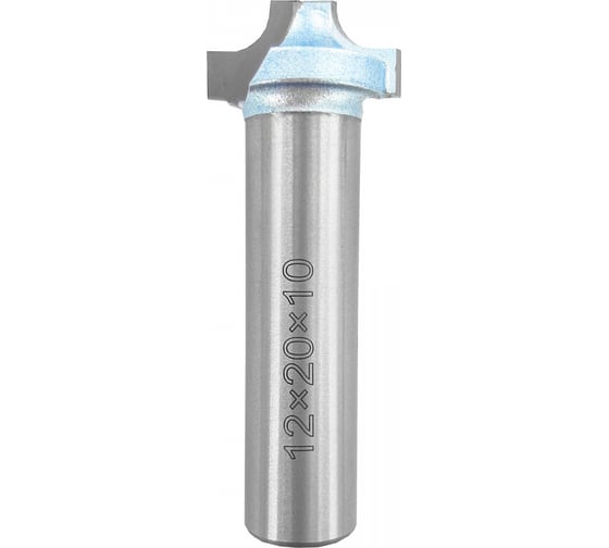 Изображение товара Фреза радиусная (полуштап) R=4 мм, Z=2, 20x10x45 мм, s=12 мм Deltatools 06-5088