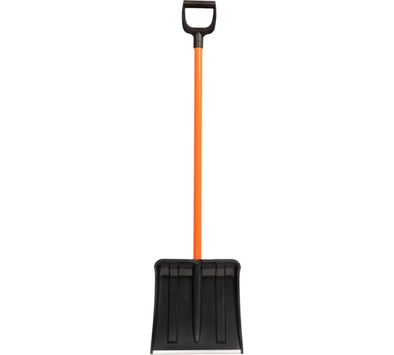 Изображение товара Пластмассовая снеговая лопата с алюминиевым черенком и V-образной ручкой Gigant AVG-06