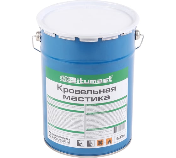 Изображение товара Кровельная мастика, 21.5 л Bitumast 4607952900066