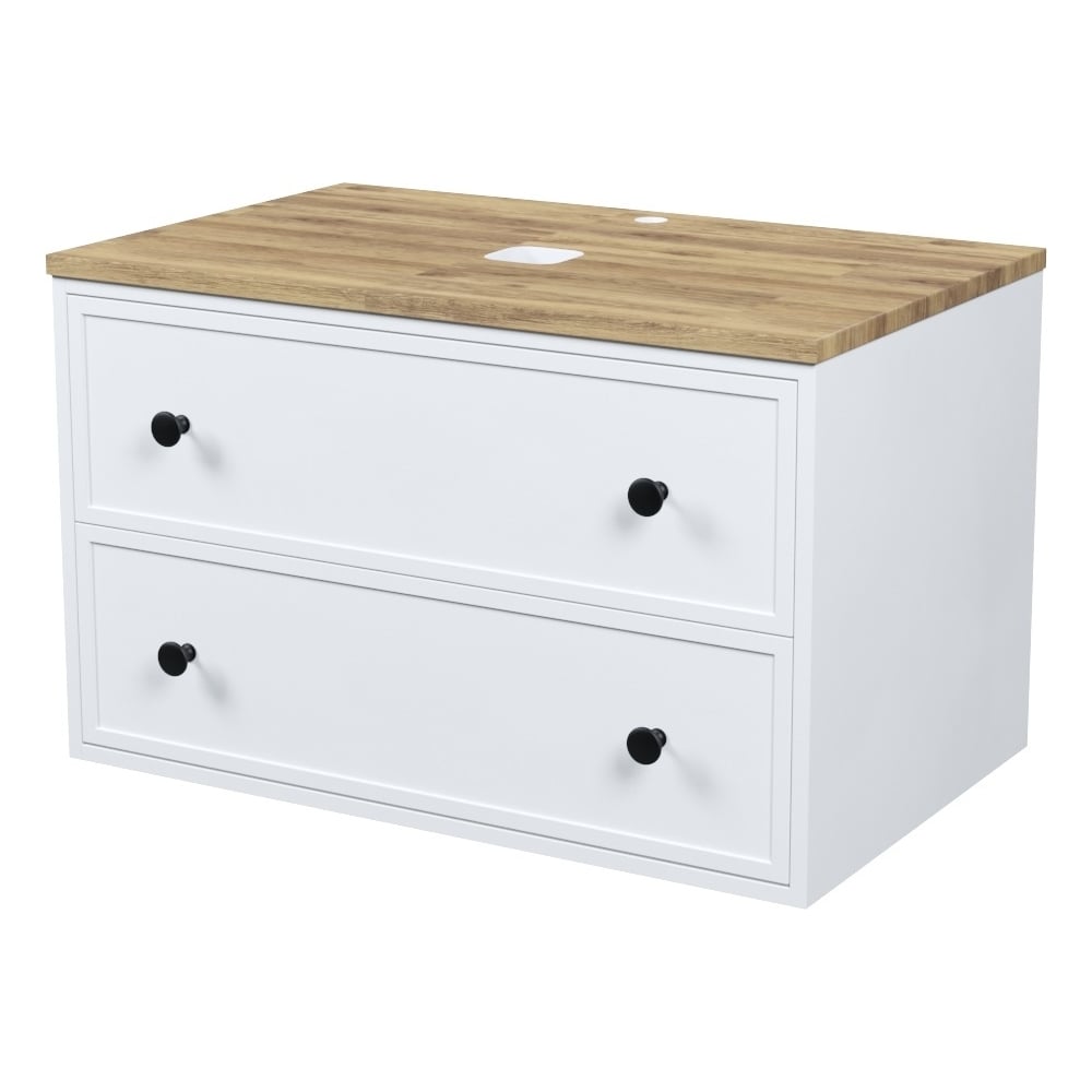 Изображение товара Подвесная тумба IDDIS Torr 80 см белый матовый с системой хранения