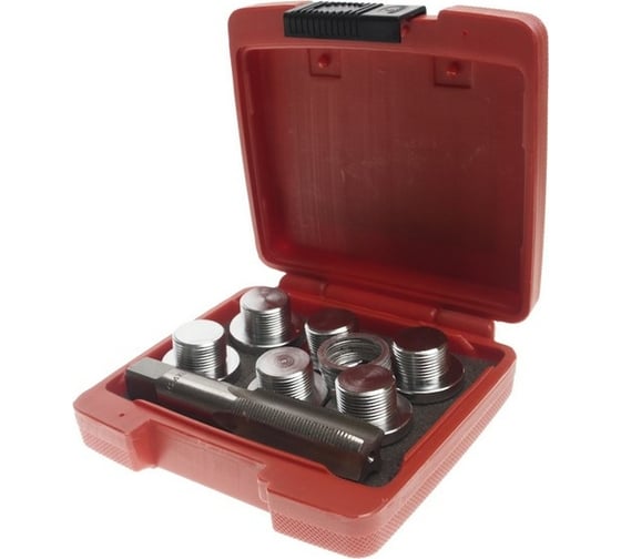 Изображение товара Набор для ремонта резьбы маслосливных отверстий 24мм в боксе JTC 2048