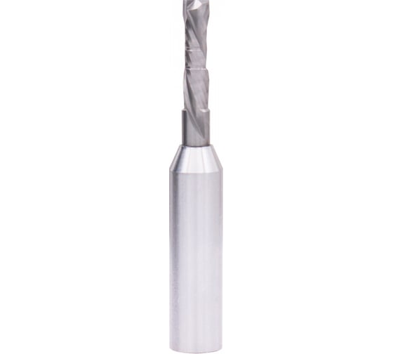 Изображение товара Фреза твердосплавная компрессионная усиленная двухзаходная Z2, 6x22 мм Deltatools 06-4033