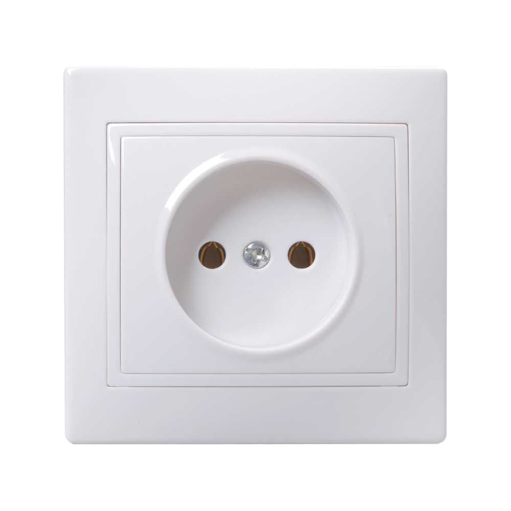 Изображение товара IEK ERK10-K01-10-K 1-местная розетка без заземляющего контакта белая