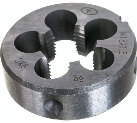 Изображение товара Метрическая плашка ТехноСталь М18.0х1.5, 9ХС t240077