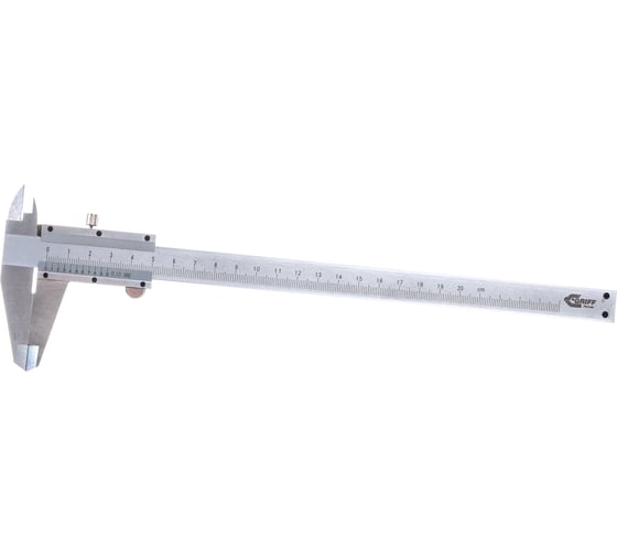 Изображение товара Штангенциркуль ШЦ-I-200-0,1 ГОСТ 166-89 GRIFF D162036