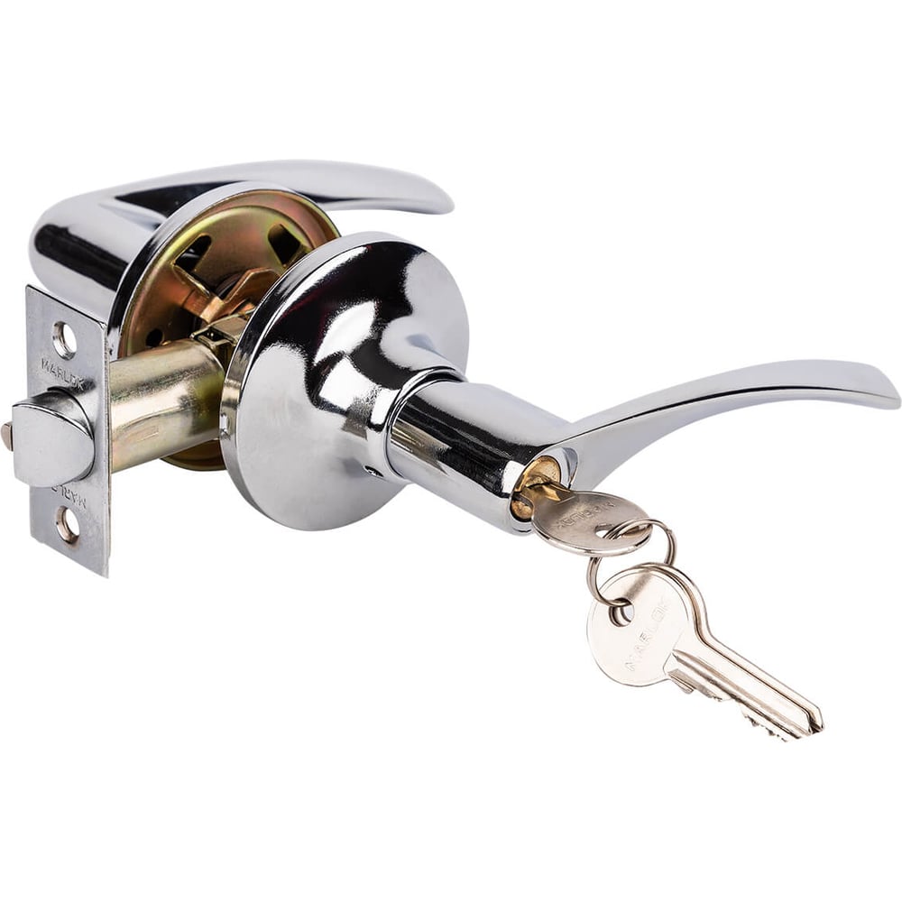 Изображение товара Защелка Marlok ЗВ2-01 ключ хром для межкомнатных дверей