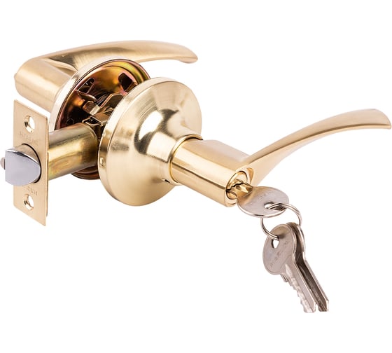 Изображение товара Защелка Marlok ЗВ2-01 ключ, матовое золото 028310