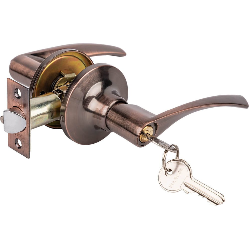 Изображение товара Защелка Marlok ЗВ2-01 ключ медь для межкомнатной двери