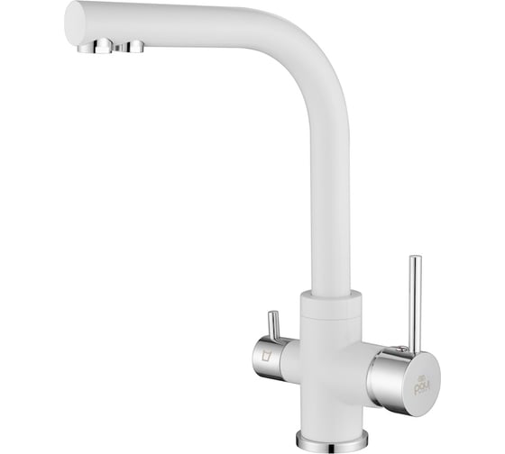 Изображение товара Смеситель для кухни Paulmark ESSEN, белый матовый, Es213011-431