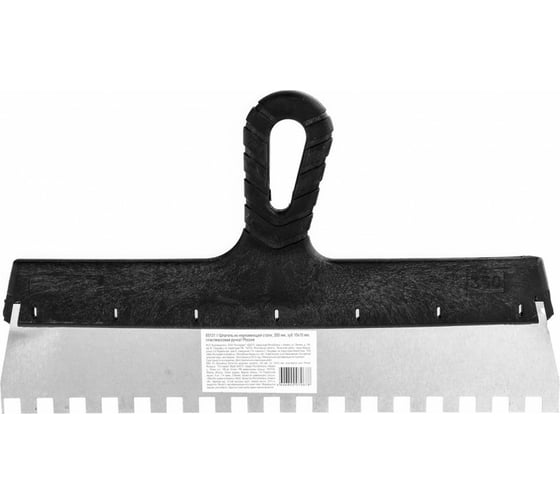 Изображение товара Шпатель из нержавеющей стали SPARTA 350 мм, зуб 10х10 мм 85131