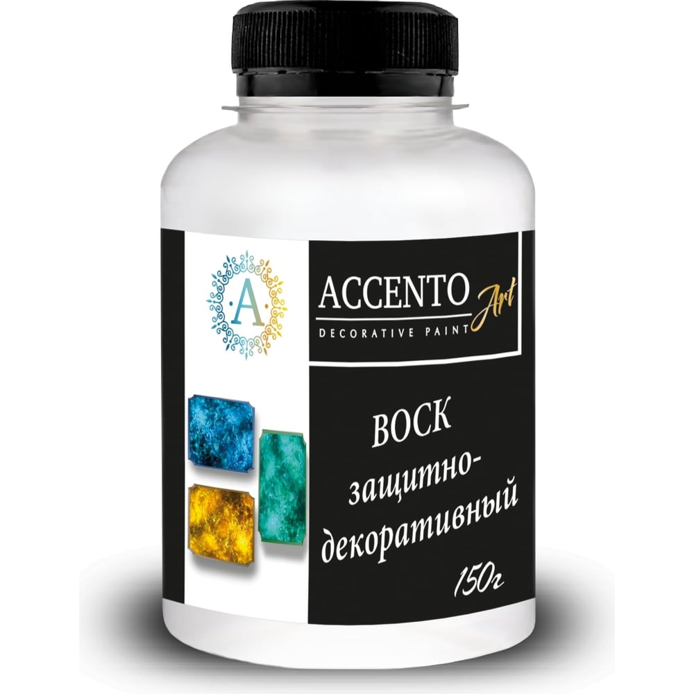 Изображение товара Защитно-декоративный воск AccentO ART для дерева и кирпича 0,15кг