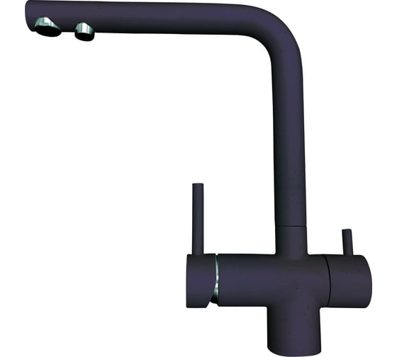 Изображение товара Кухонный смеситель Zigmund & Shtain 1300 швейцарский шоколад ЦБ-00000712