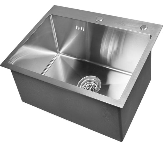 Изображение товара Кухонная мойка из нержавеющей стали WISENT ws35848 (58x48см) WS35848/WGER013