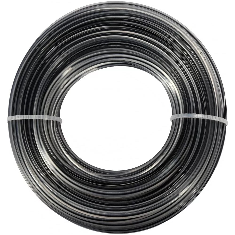 Изображение товара Леска для триммера TRYGON 3 мм 12 м армированная черная НЕйлон