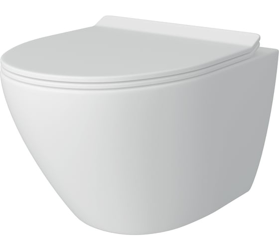 Изображение товара Подвесной унитаз Teymi Lina Pro безободковый, сиденье микролифт T40106 ЦБ-00268215