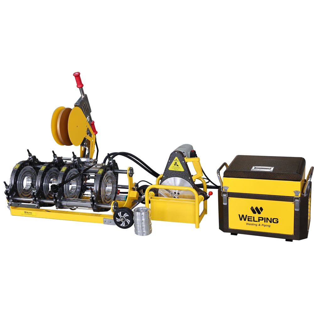 Изображение товара Стыковой сварочный автомат Welping wp315q для полиэтилена 90-315 мм профессиональный
