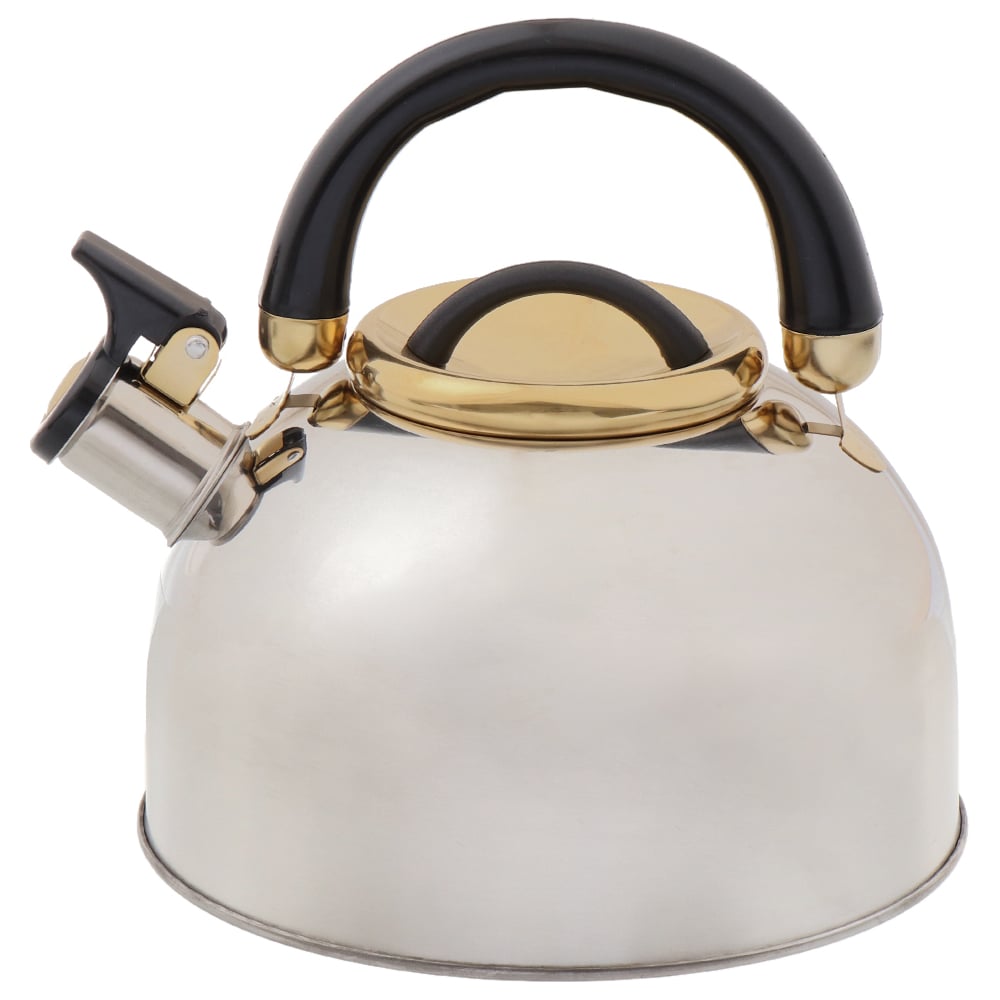 Изображение товара Чайник DANIKS нержавеющая сталь 2.7 л свисток индукция