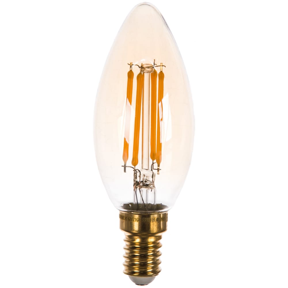 Светодиодная лампа uniel led-c35-5w/golden/e14 glv21go vintage ul-00002396  - купить со скидкой