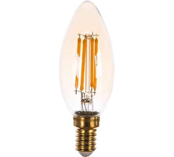 Изображение товара Светодиодная лампа Uniel LED-C35-5W/GOLDEN/E14 GLV21GO Vintage UL-00002396