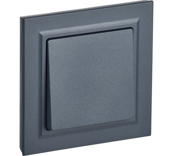 Изображение товара 1-клавишный выключатель IEK Brite 10а в сборе вср10-1-0-брм мар. BR-V10-0-10-K35-F