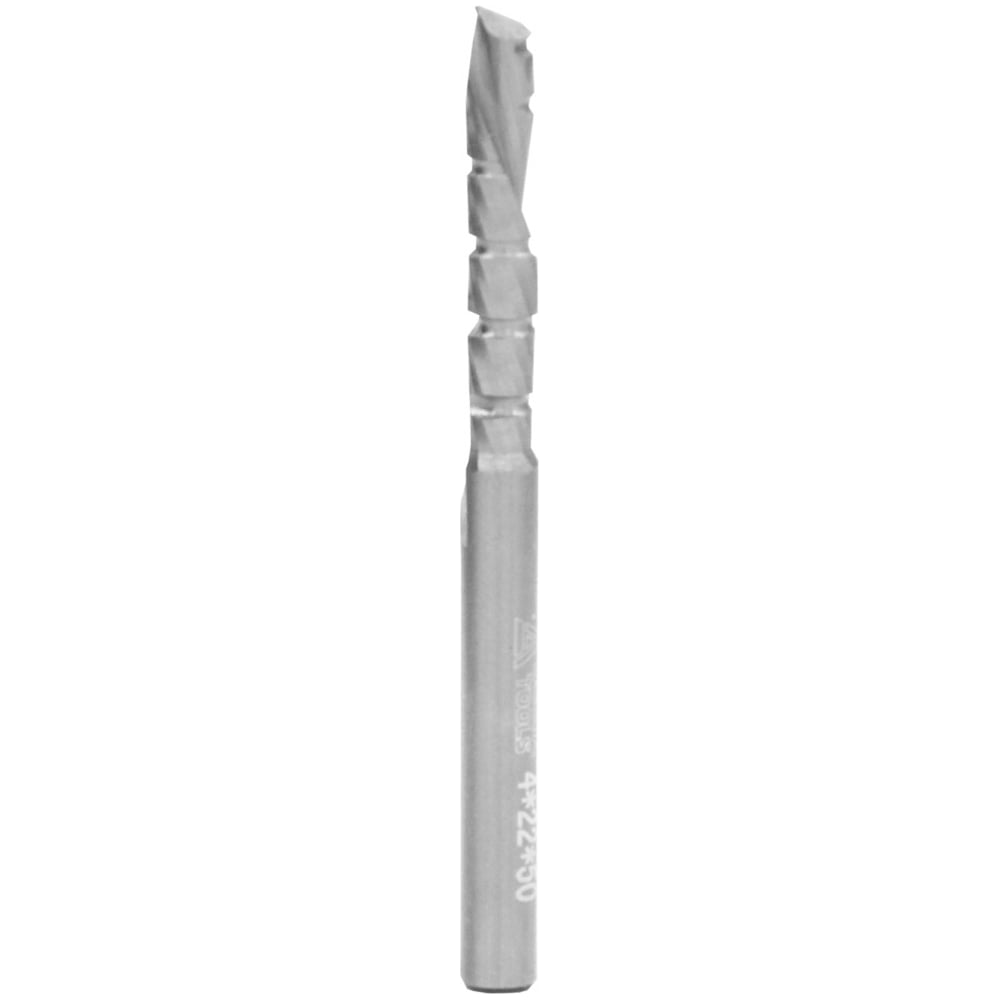 Изображение товара Фреза компрессионная стружколомная Deltatools 4 мм, 25 мм, 50 мм, RH, Z2+2