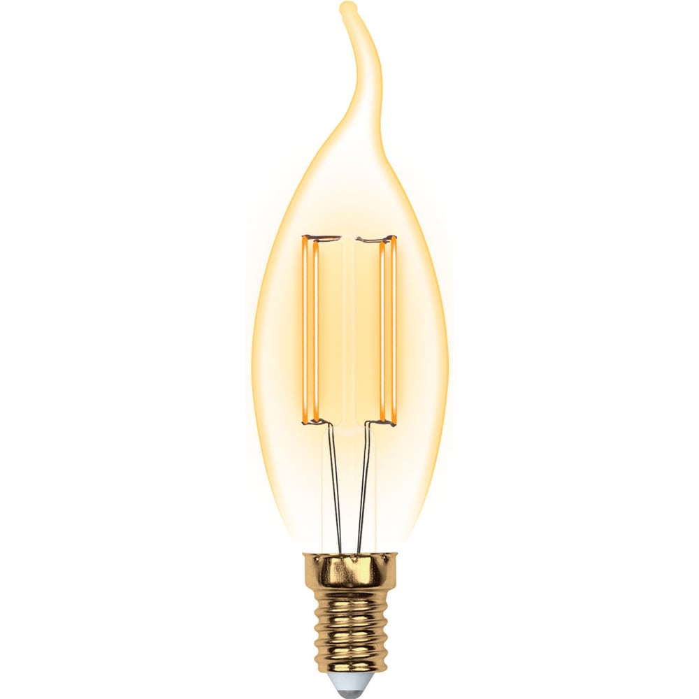 фото Светодиодная лампа uniel led-cw35-5w/golden/e14 glv21go vintage ul-00002397