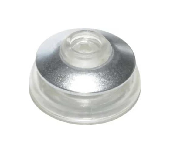 Изображение товара Шайба для поликарбоната КРЕП-КОМП с зонтичным EPDM, прозрачная 7x25, 1800 шт. шк725п