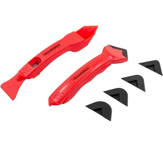 Изображение товара Набор пластиковых скребков для удаления герметика Rockforce 2 предмета, в блистере RF-52630(52031)