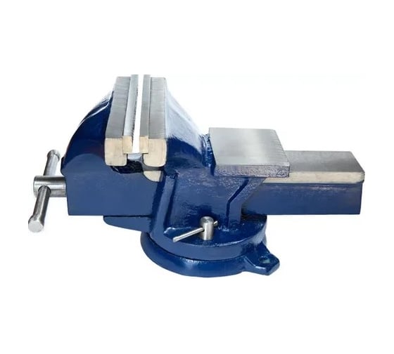 Изображение товара Слесарные тиски GRIFF 125 мм, поворотные, стальные, с наковальней 7.5кг g164006