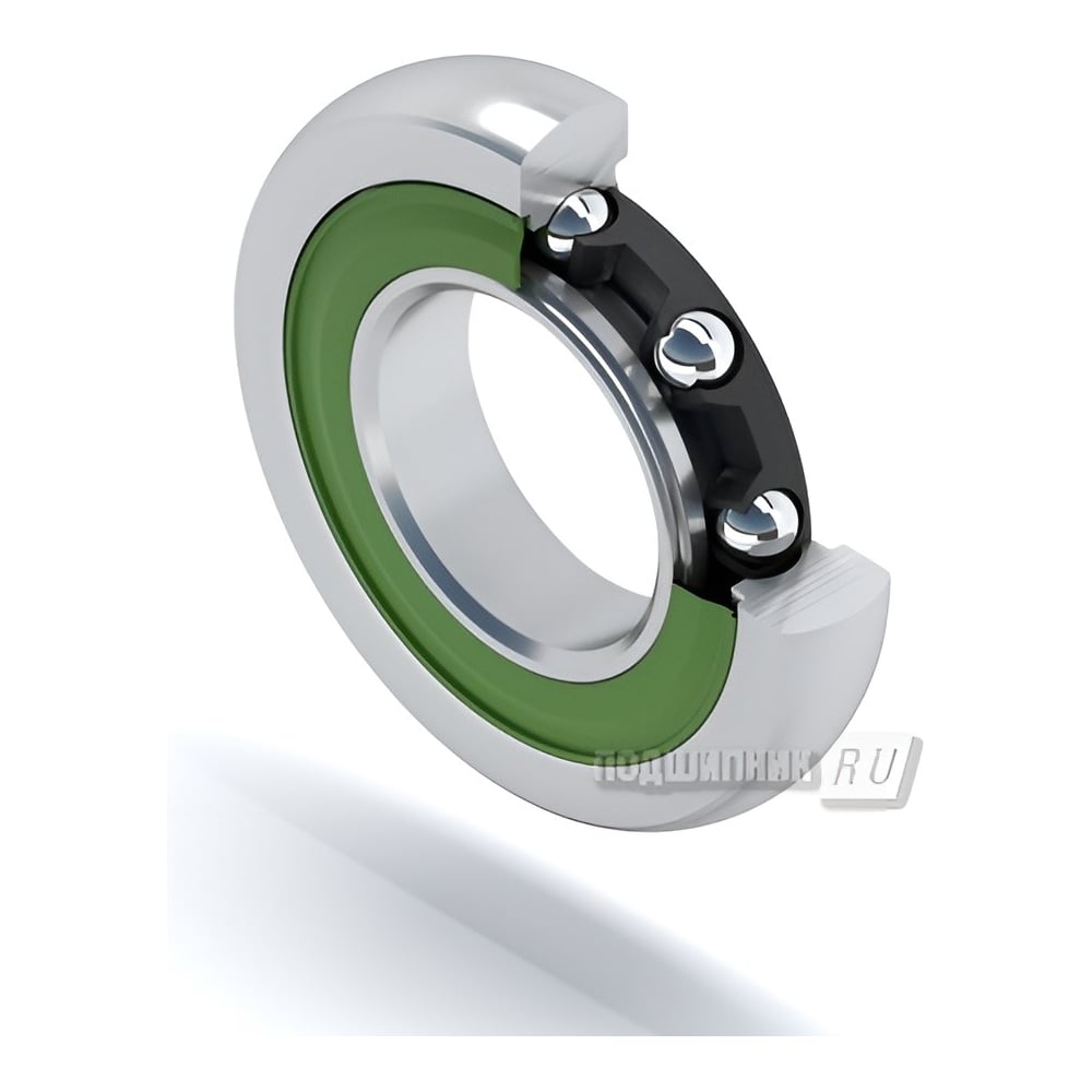 Изображение товара Опорный ролик DINROLL LR606NPPU 6х19х6 закрытый шариковый подшипник