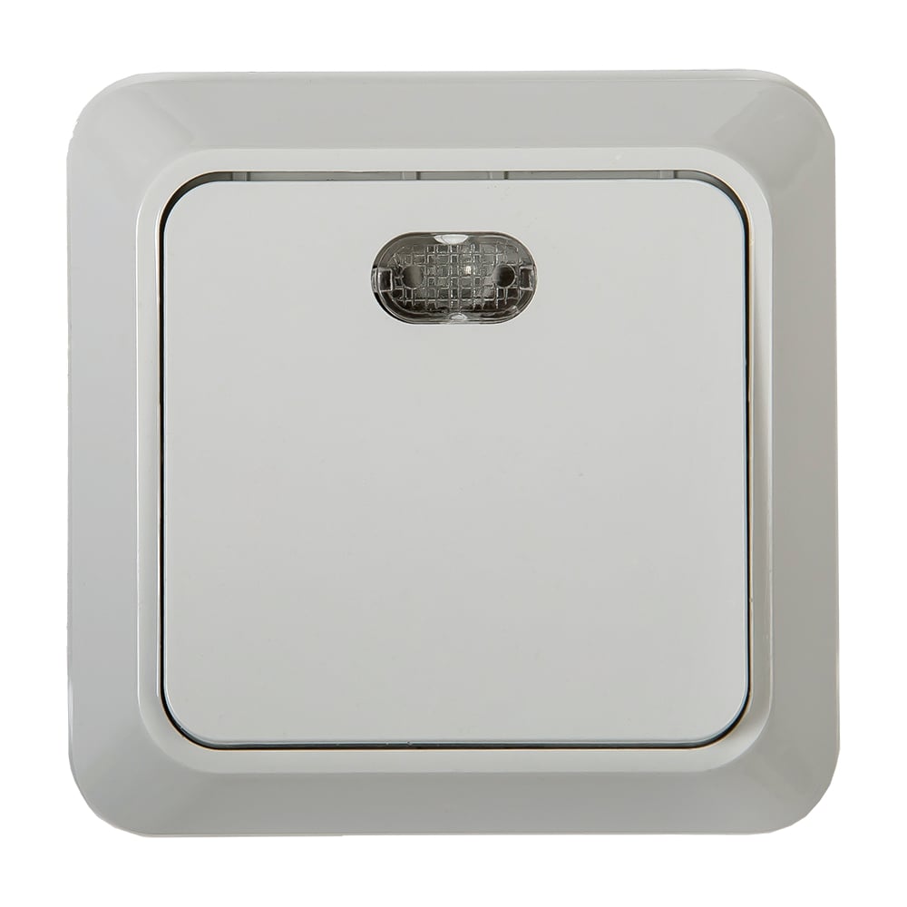 Одноклавишный выключатель IN HOME выключатель с рамкой svet одноклавишный скрытая установка белый