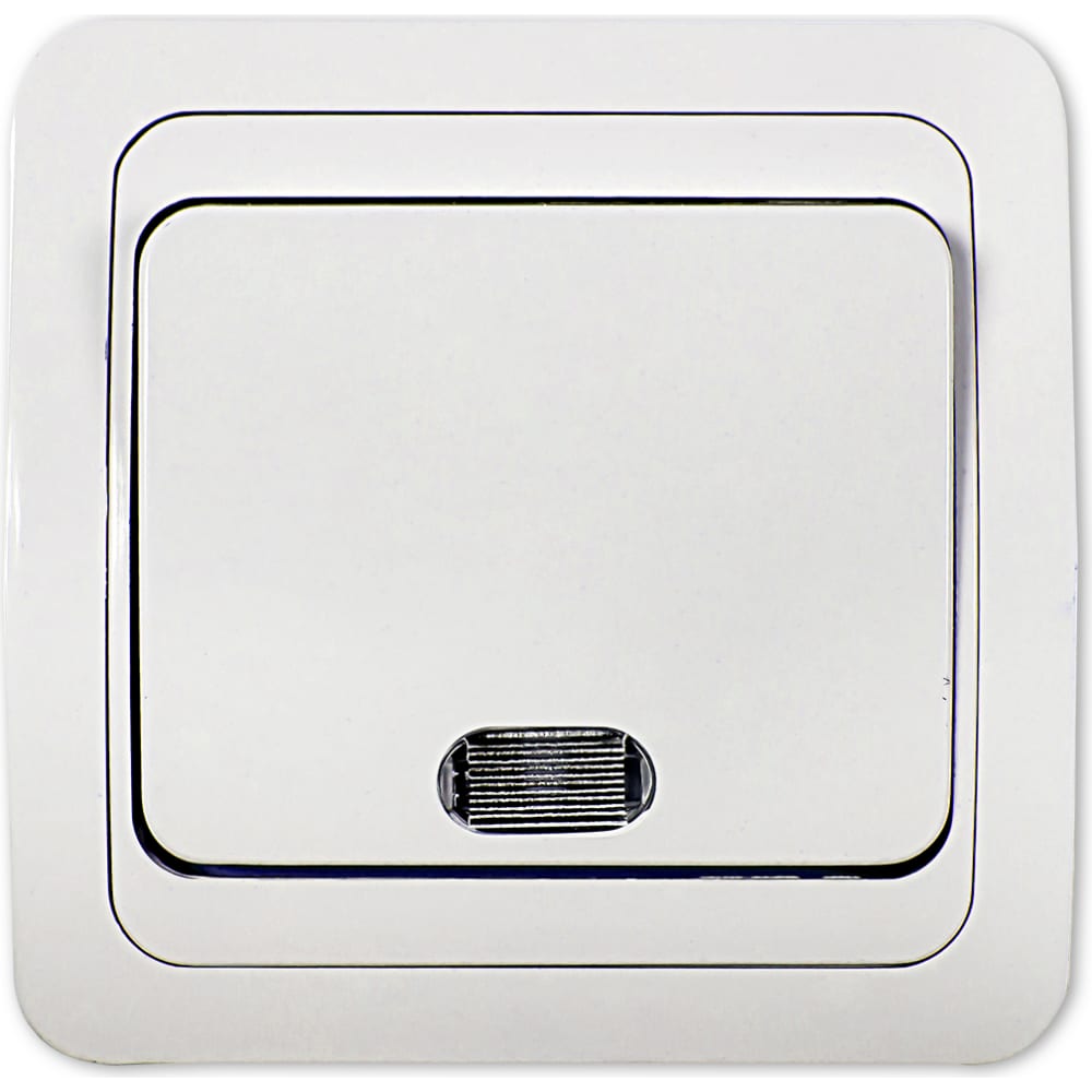 Одноклавишный выключатель IN HOME выключатель с рамкой svet одноклавишный скрытая установка белый