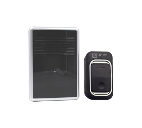 Изображение товара Беспроводной звонок IN HOME ЗБ-10 IP44 ЧЕРН 4690612013381