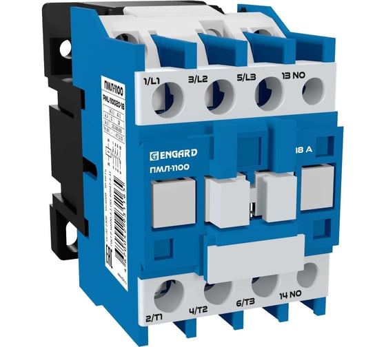 Изображение товара Электромагнитный контактор Engard пмл-1101 18a 230в нз PML-110120-18