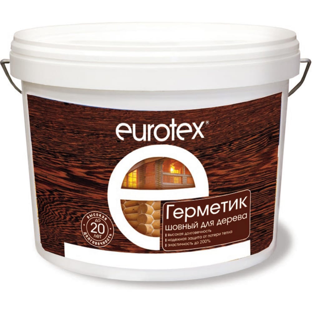 Шовный герметик для дерева Eurotex пропитка престиж биотонер для дерева орех 2 5 л