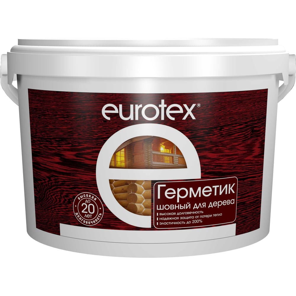 Изображение товара Герметик Eurotex для дерева сосна 3 кг морозостойкий водостойкий акриловый Изображение товара Герметик Eurotex для дерева сосна 3 кг морозостойкий водостойкий акриловый