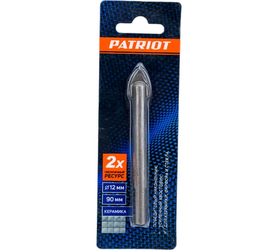 Изображение товара Сверло по керамике (12х80 мм) EDGE by PATRIOT 815010067