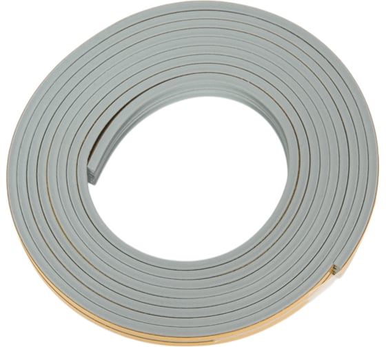 Изображение товара Уплотнитель Profitrast E-профиль, 9x4 мм, 6 м, серый 0817059