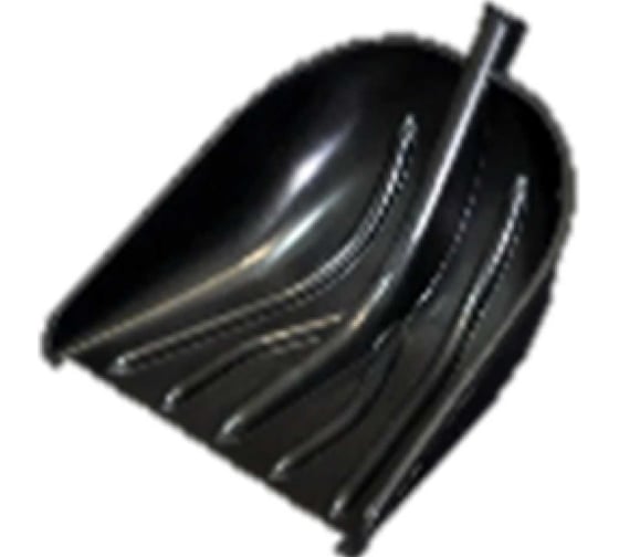 Изображение товара Пластиковая лопата ООО Агростройлидер №5 410x460мм с оцинкованной планкой с алюминиевым черенком и v-ручкой в сборе СНЕГ-01.23.31