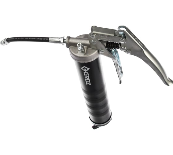 Изображение товара Шприц Варио Премиум для отрицательных температур Groz G55F-HP/B 483 атм, 500 см3, шланг GR43095