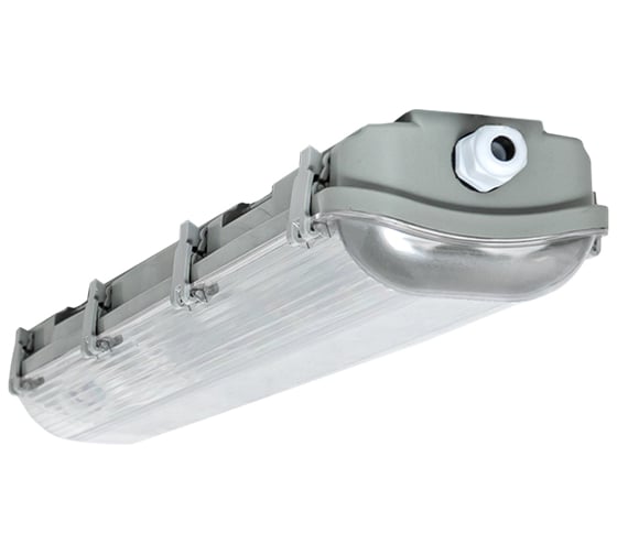 Изображение товара Пылевлагозащищенный светильник EKF ДСП-3002 под LED лампу 2хT8 600мм PROxima TPL-3002-2Х060