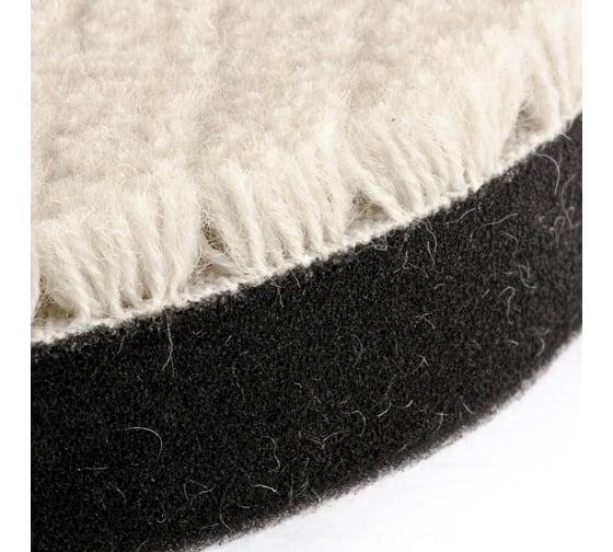 Изображение товара Насадка полировальная под липучку (150 мм, короткая плетеная шерстяная нить) MATRIX 75963