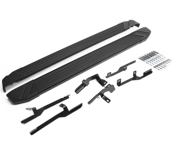 Изображение товара Алюминиевые пороги Rival Black для Kia Sportage 2016-, 173 см, 2 шт F173ALB.2309.2