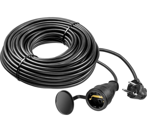 Изображение товара Силовой удлинитель-шнур ЗУБР Профессионал 30м 4000Вт IP44, КГ 325-Ш 55017-30