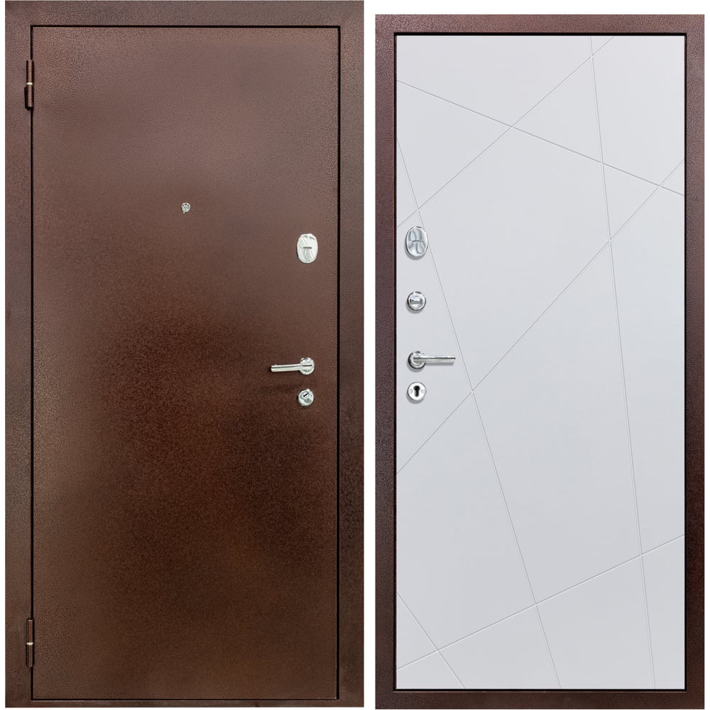 Изображение товара Дверь DIVA 510 2050x860 мм левая антик медь софт для квартиры и дома