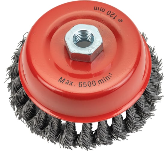 Изображение товара Щетка-крацовка чашечная для УШМ (120 мм, М14) MIRAX 35104-120