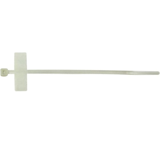 Изображение товара Стяжки Cablexpert пластиковые 210мм х 3.0мм с площадками д. маркировки 100шт MPT-210x3.0