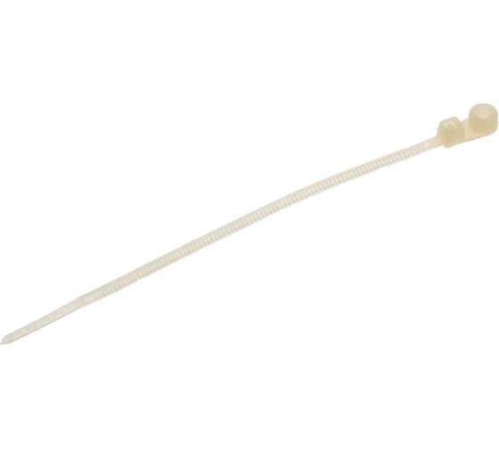 Изображение товара Стяжки Cablexpert пластиковые с монтажным отверстием 100 мм х 2.5 мм, 100 шт. NYTH-100х2.5