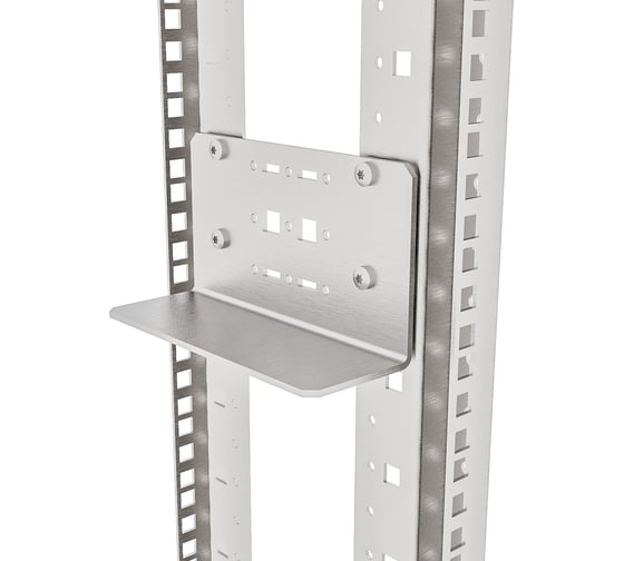 Изображение товара Комплект монтажных уголков УЗОЛА для 19-дюймового оборудования RS52 2U (2 шт.) U0252150204